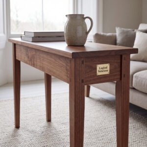 Lockwood Console Table in Walnut