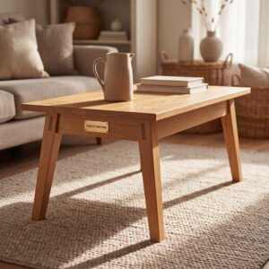 Chandler Coffee Table in Rift Oak
