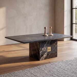 Uphill Slate Marble Coffee Table