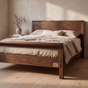 Jesmond Bed in Elm