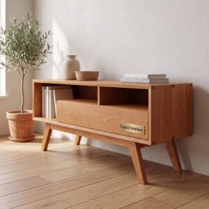Danbury Media Console in Cherry