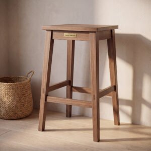 Gravesend Bar Stool in Walnut