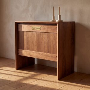 Alder Bar Cabinet in Walnut