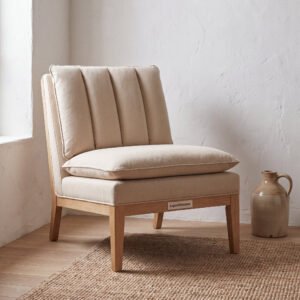 Quarry Hill Cotton Twill Slipper Chair