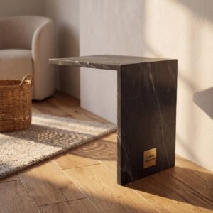 Glenmoor Soapstone Stone Side Table