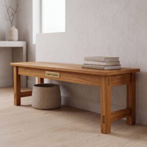 Fairmont Entry Bench in Walnut