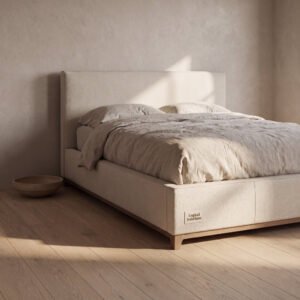 Orchard Row Brushed Cotton Upholstered Bed