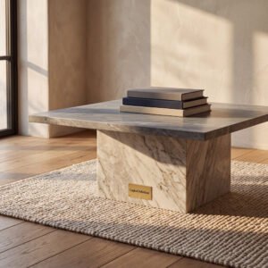 Hawthorne Soapstone Marble Coffee Table