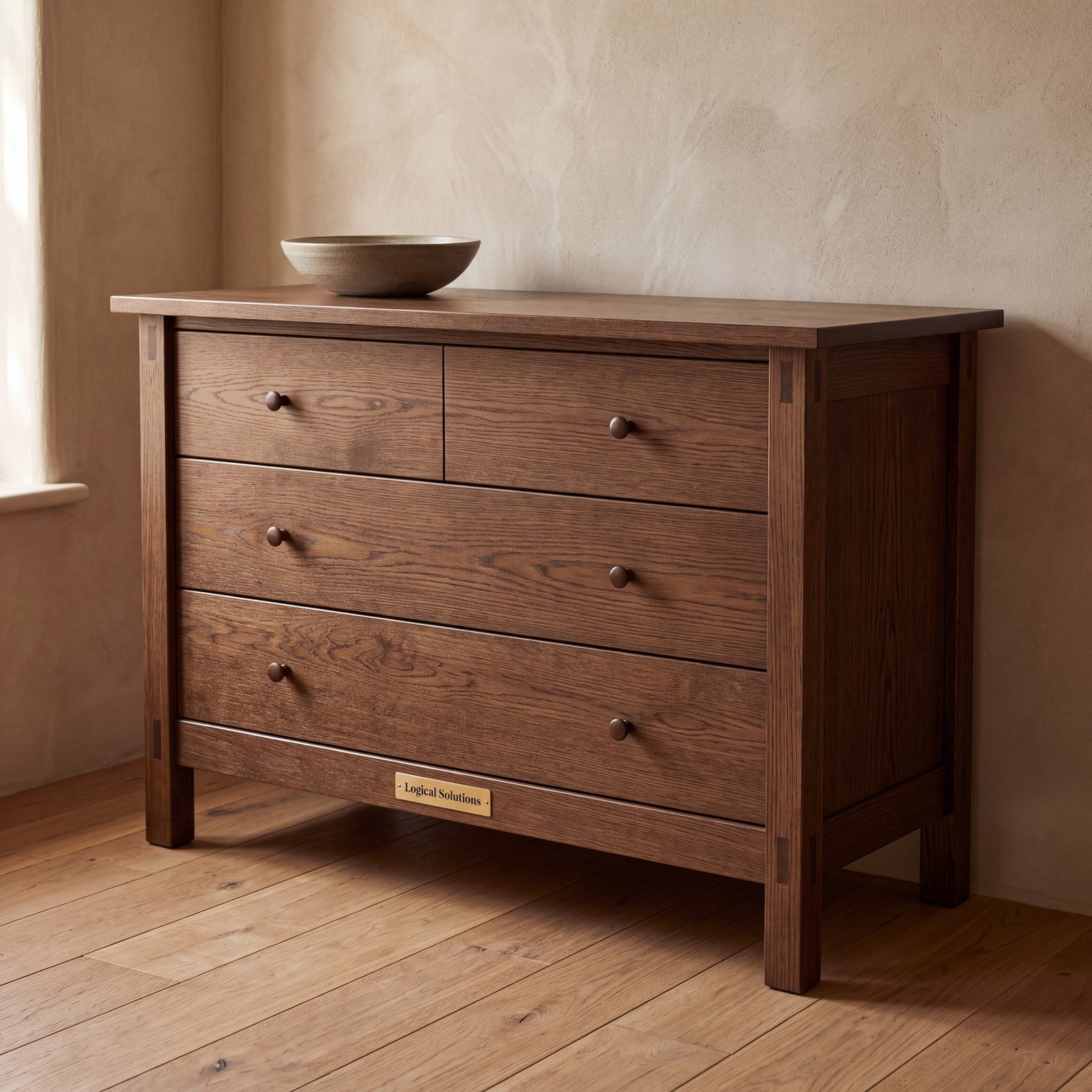 Lockwood Dresser in White Oak