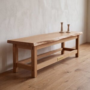 Ashgrove Media Console in White Oak