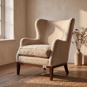 Wren Chenille Wing Chair