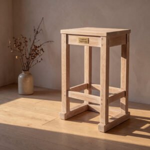 Roxbury Bar Stool in Sapele