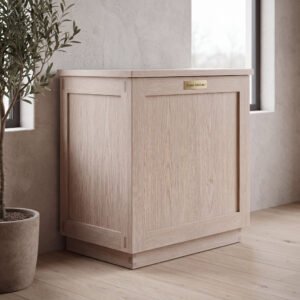 Marlow Accent Cabinet in White Oak