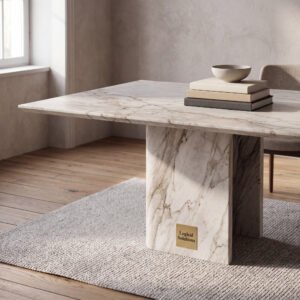 Fairmont Quartzite Marble Dining Table