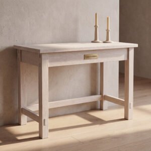 Linden Vanity in Rift Oak
