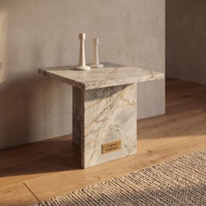 Foxton Quartzite Stone Side Table