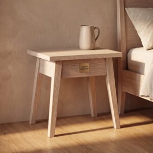 Linden Nightstand in Rift Oak