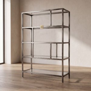 Pemberton Etagere in Brushed Nickel