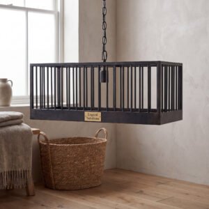 Vinemont Pendant in Blackened Steel