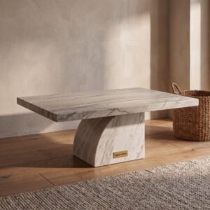 Roxbury Quartzite Marble Coffee Table