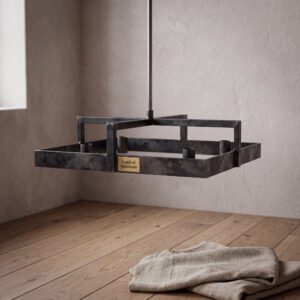 Tolliver Pendant in Blackened Steel