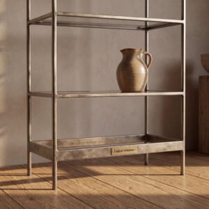 Stonebridge Etagere in Brushed Nickel