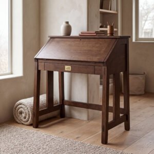 Kestrel Secretary Desk in Rift Oak