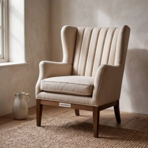 Redgate Cotton Twill Wing Chair