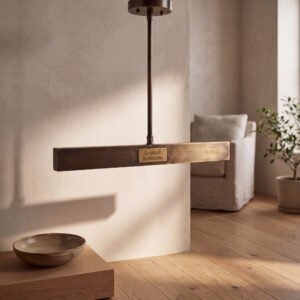 Rosemont Pendant in Antique Brass