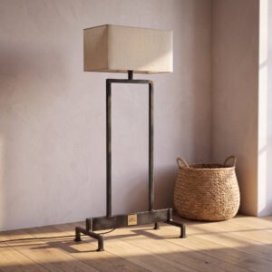 Danbury Floor Lamp in Blackened Steel