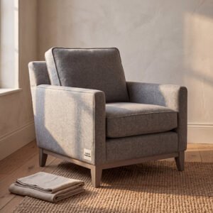 Oakhurst Wool Flannel Armchair