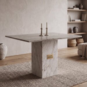 Montrose Quartzite Marble Dining Table