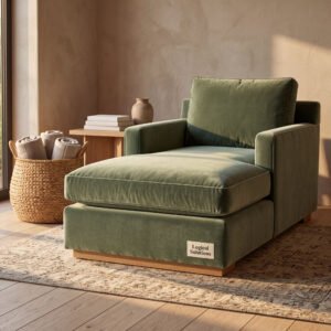 Roxbury Mohair Velvet Chaise