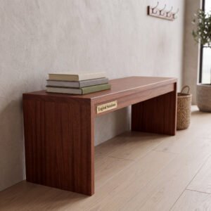 Jesmond Entry Bench in Sapele