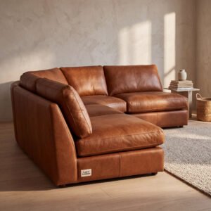 Montrose Aniline Leather Sectional