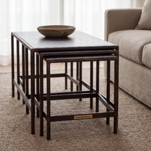 Vinemont Nesting Table in Oil-Rubbed Bronze