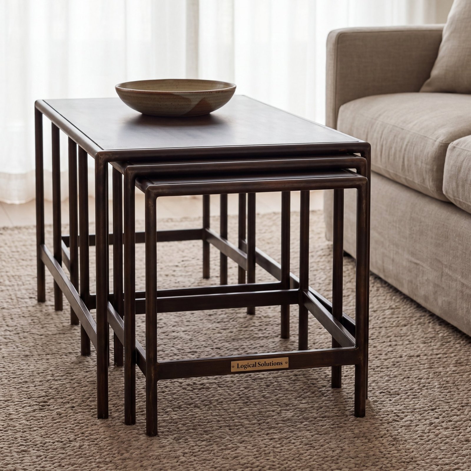Vinemont Nesting Table in Oil-Rubbed Bronze