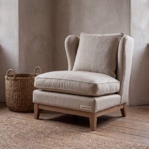 Gravesend Cotton Twill Wing Chair