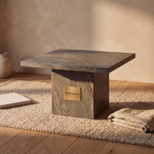 Jesmond Slate Stone Side Table