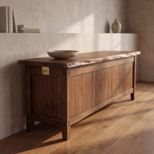 Kelford Credenza in Rift Oak