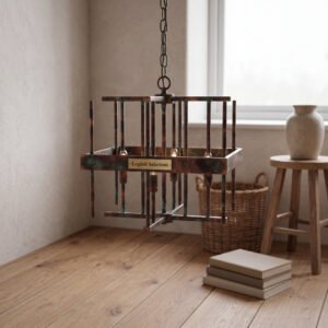 Jesmond Pendant in Patinated Copper