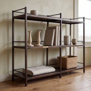 Roxbury Shelving Unit in Oil-Rubbed Bronze