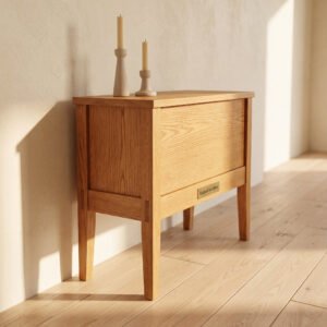 Quarry Hill Accent Cabinet in White Oak