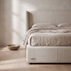 Inglewood Brushed Cotton Upholstered Bed