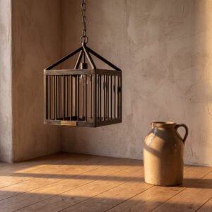 Quarry Hill Pendant in Blackened Steel