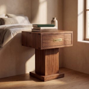 Linden Nightstand in Walnut