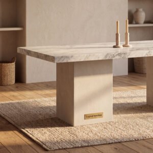 Thornbury Carrara Marble Marble Dining Table