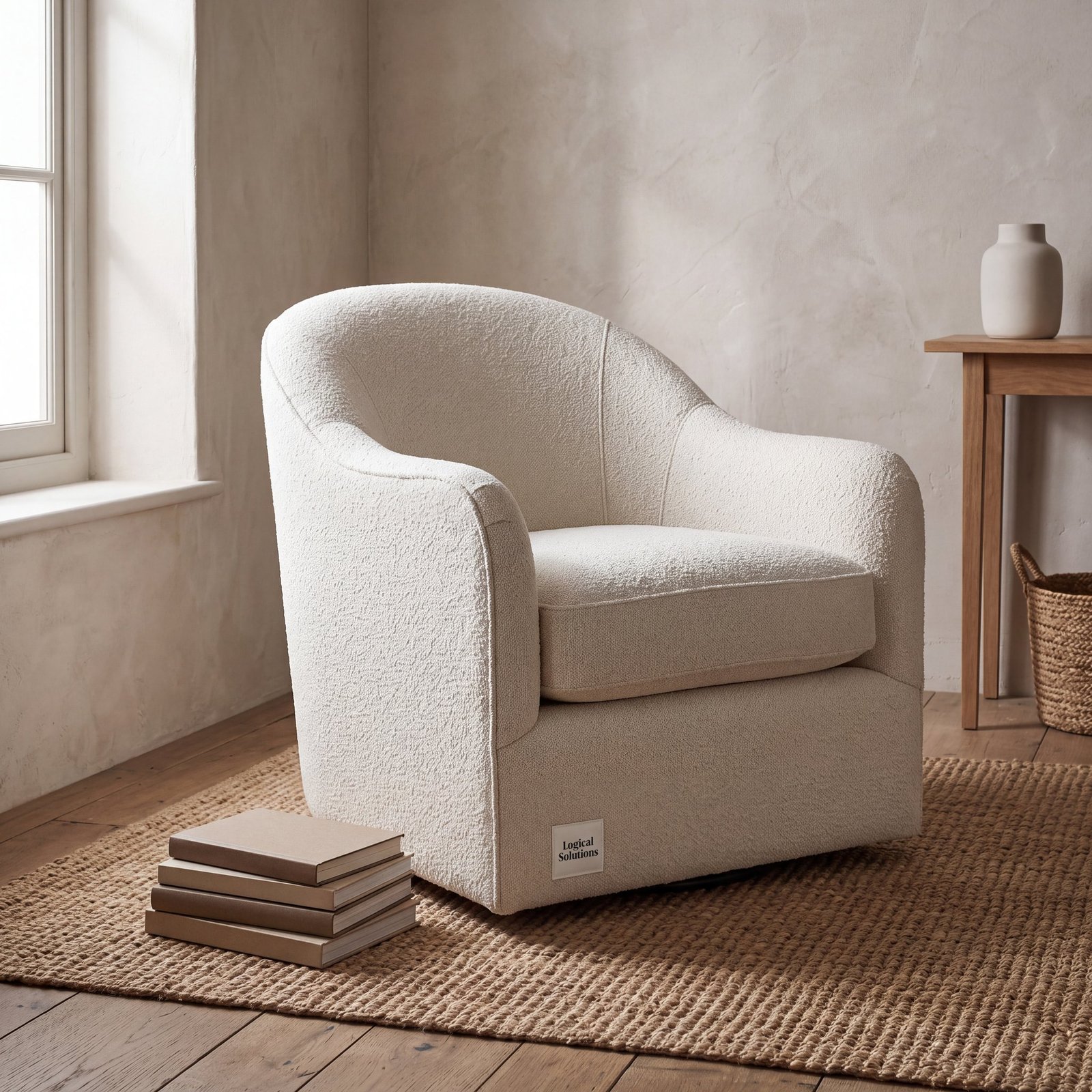 Ashgrove Boucle Slipper Chair