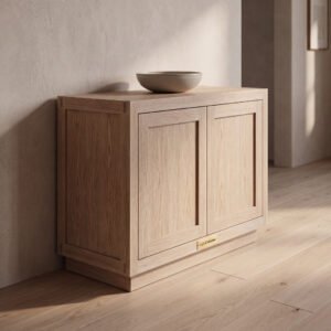 Kestrel Accent Cabinet in Rift Oak