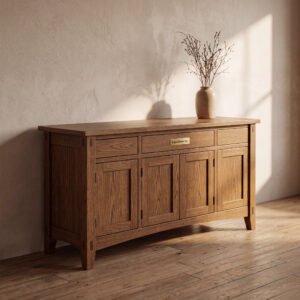 Ashgrove Credenza in White Oak
